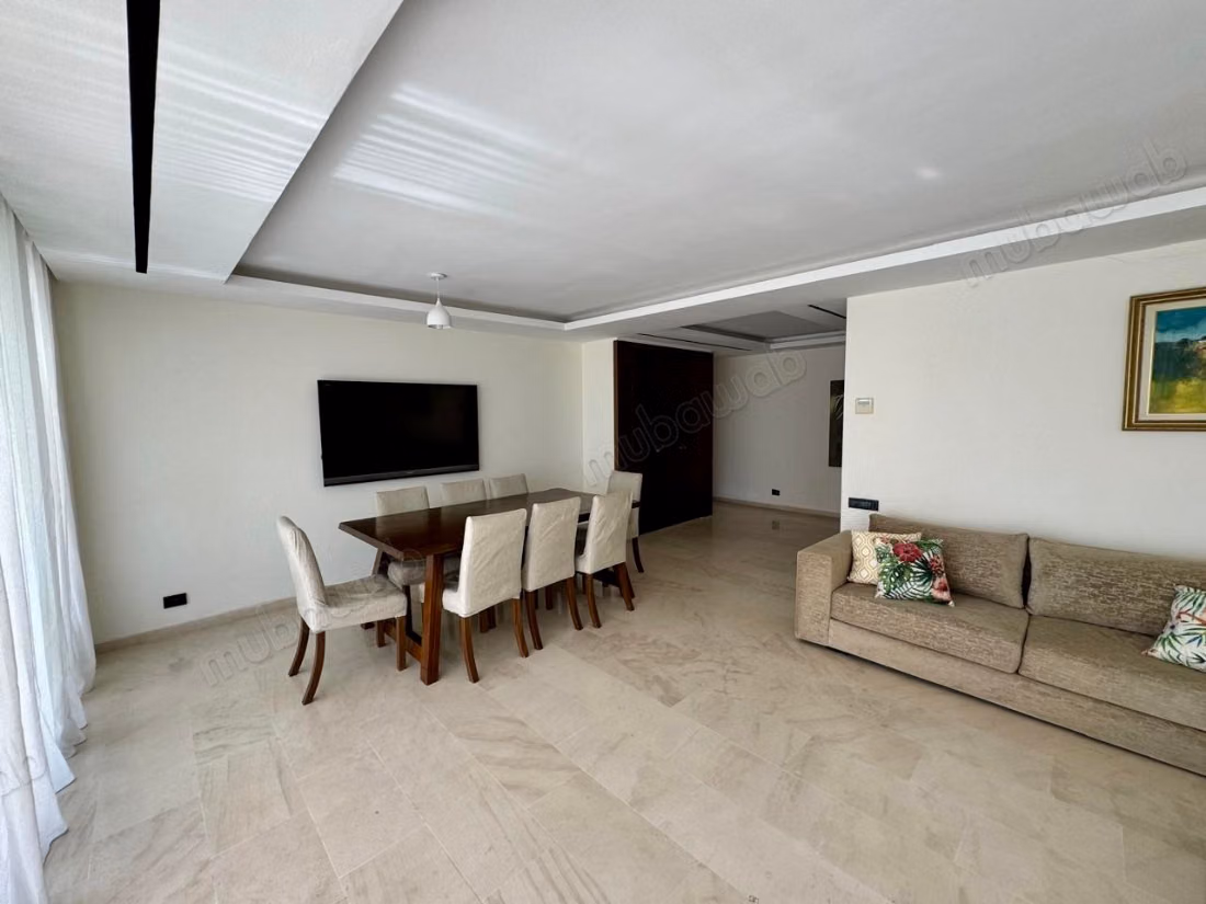 For rent - Furnished apartment with 3 bedrooms in L'Orangeraie, Souissi