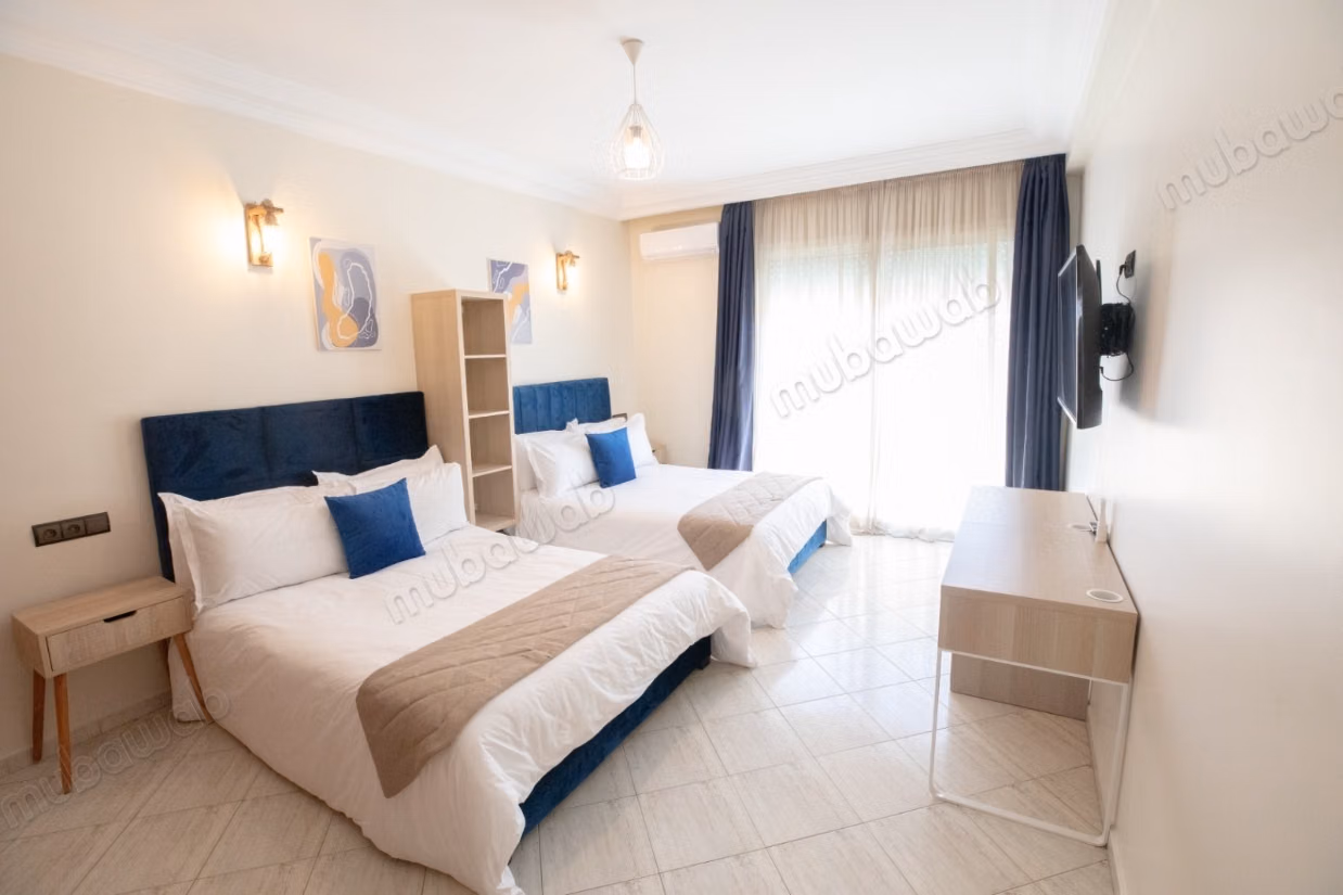 3 chambres tout equipe centre casablanca