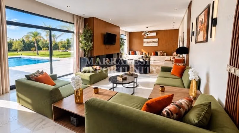 Modern villa for rent on the road to Fes