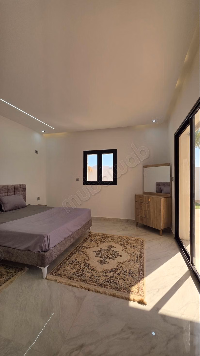 Luxury villa for rent in Midoun. Area of 700 m². Well furnished
