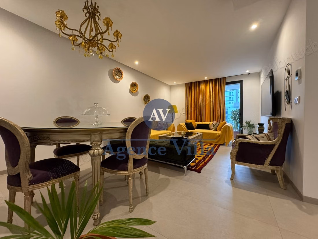 A louer un appartement S2 meublé à Ain Zaghouan n