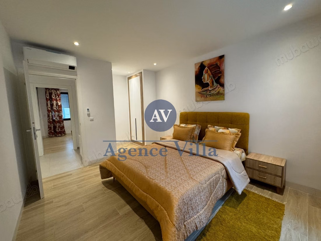 A louer un appartement S2 meublé à Ain Zaghouan n