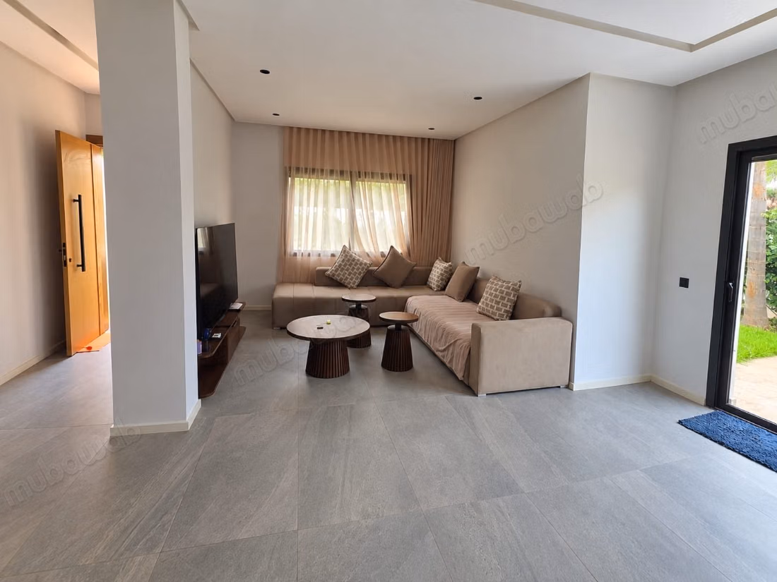 Location duplex meublé Route Bouskoura Casablanca