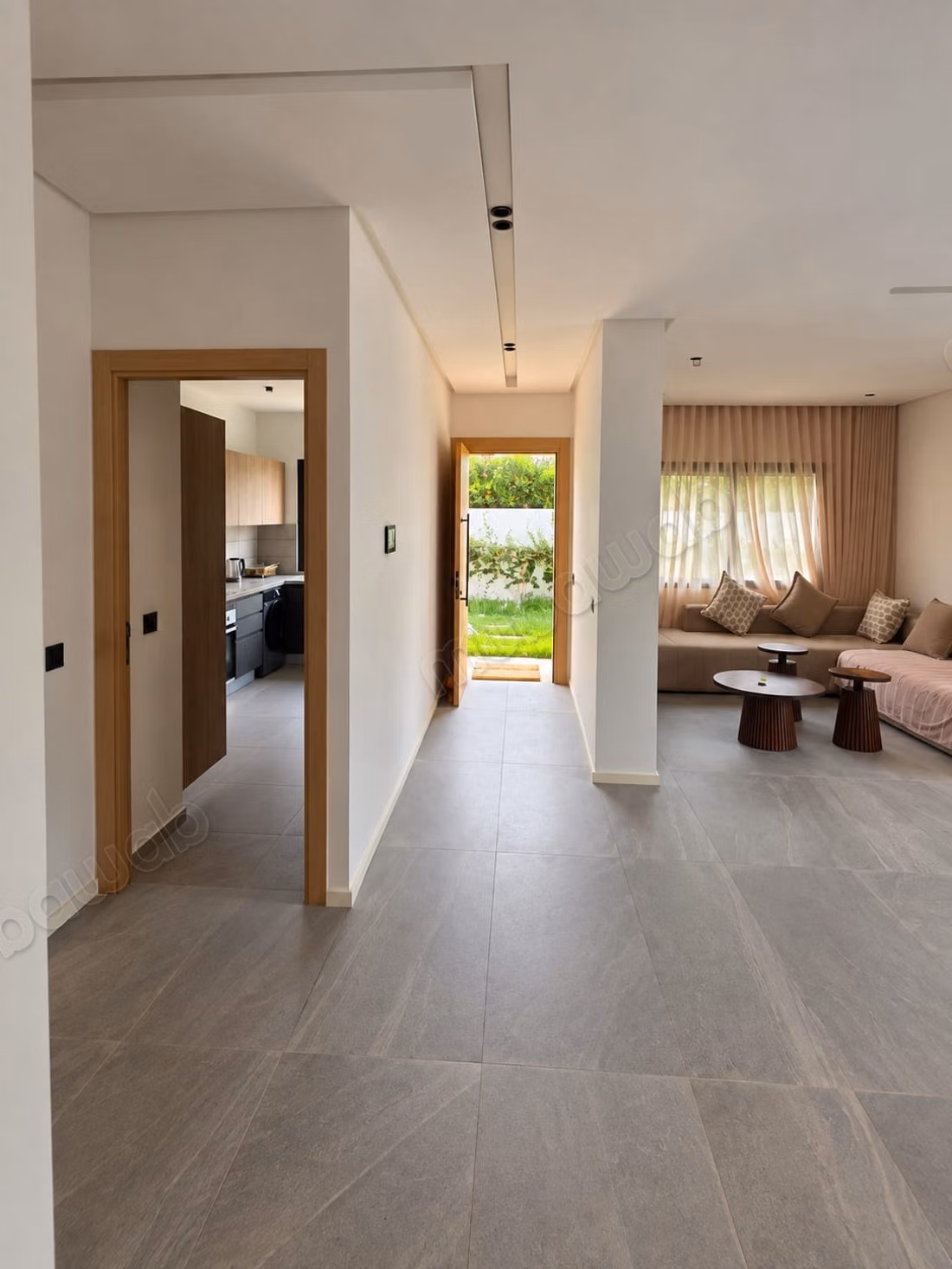 Location duplex meublé Route Bouskoura Casablanca