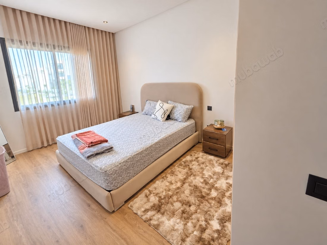 Location duplex meublé Route Bouskoura Casablanca