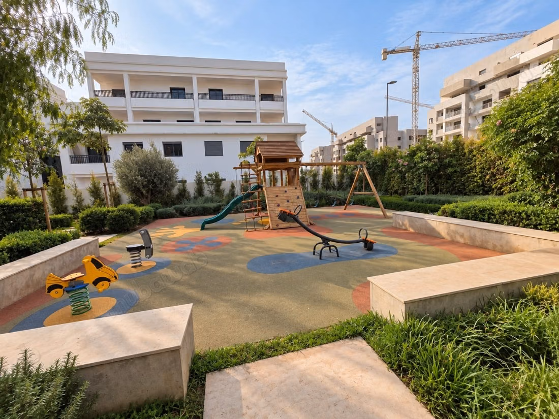Location duplex meublé Route Bouskoura Casablanca