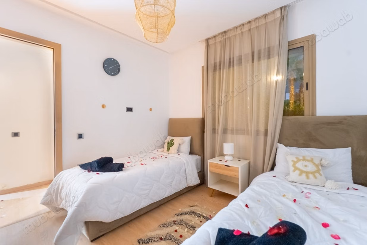 Louez cet appartement à Agdal. 2 chambres. Meublé