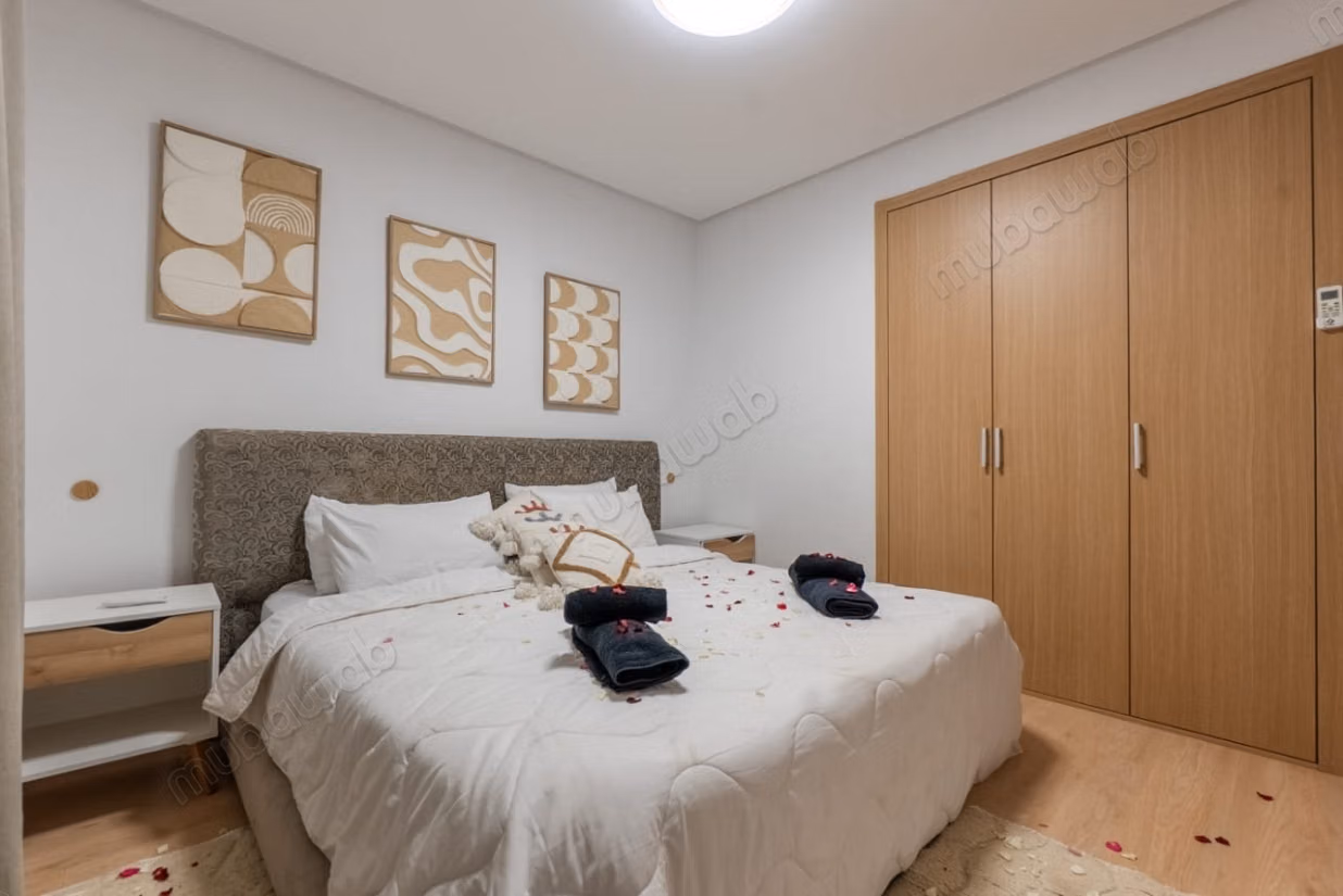 Louez cet appartement à Agdal. 2 chambres. Meublé