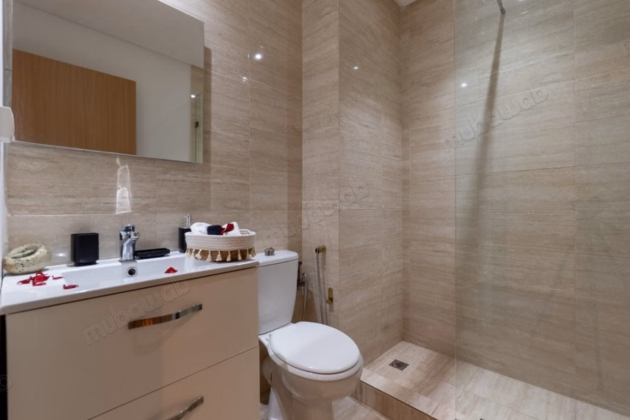 Louez cet appartement à Agdal. 2 chambres. Meublé