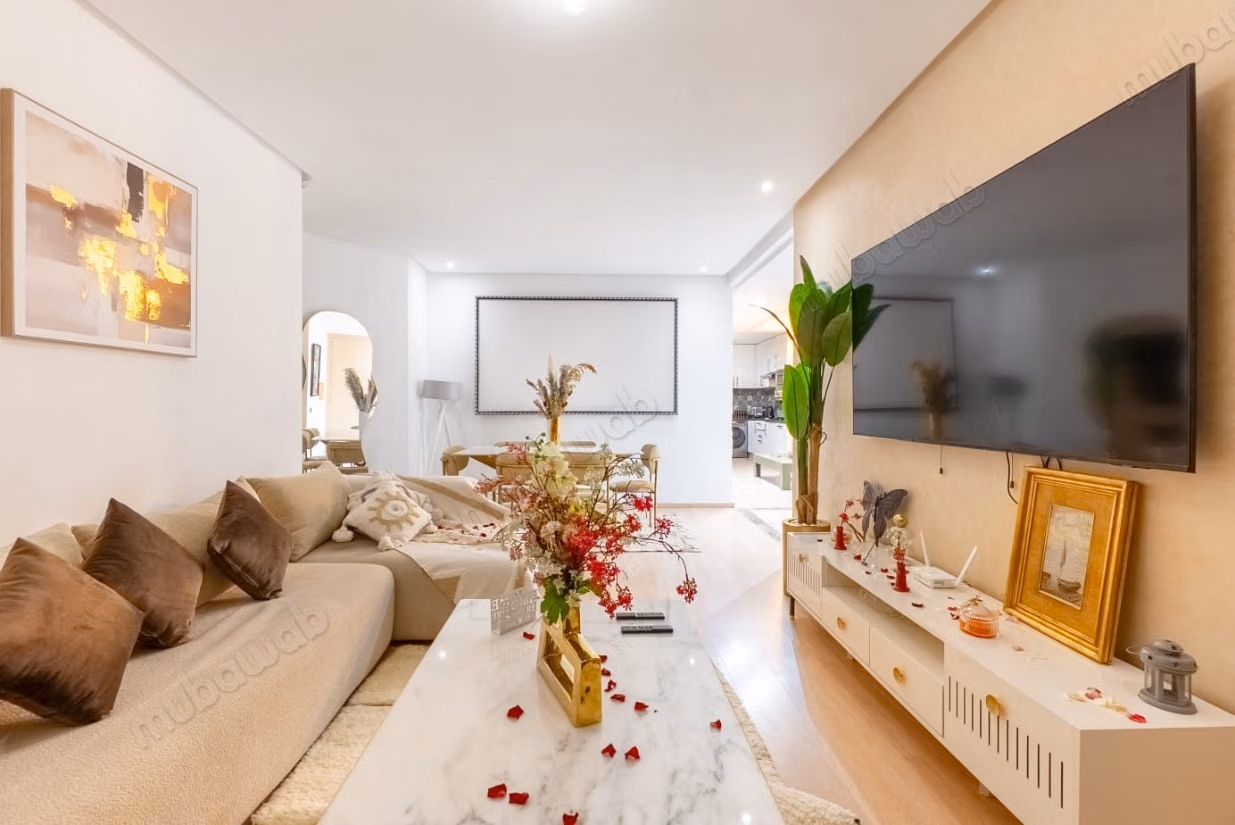Louez cet appartement à Agdal. 2 chambres. Meublé