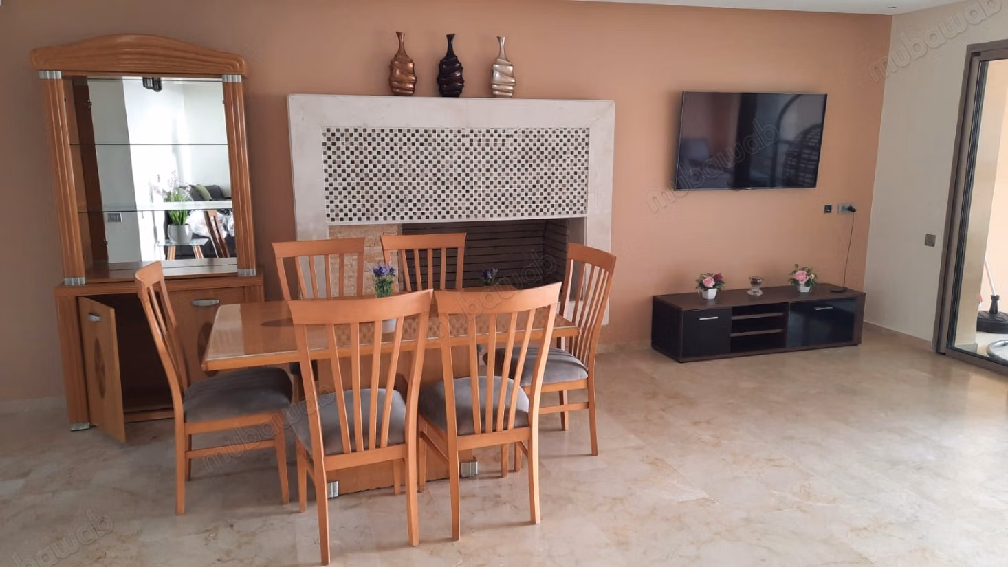 Sale of a beautiful apartment in Sidi Bouknadel. 3 bedrooms. Furnished