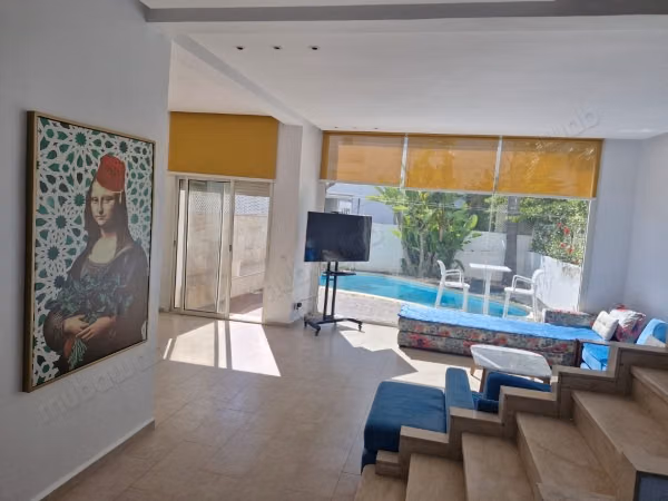 Dar Bouazza, location Belle villa meublée 3 CH