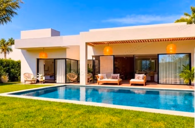 Superbe villa à louer sur la Route Amizmiz. 4 excellentes chambres. Meublée
