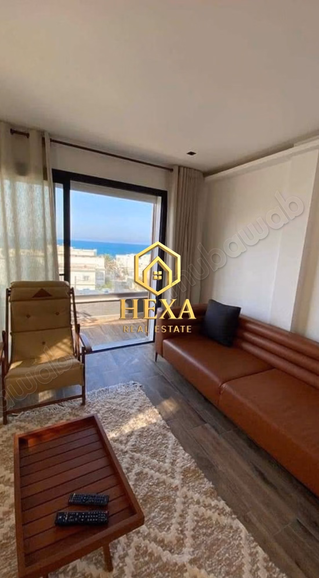 Duplex S3 meublé vue sur mer à La Marsa