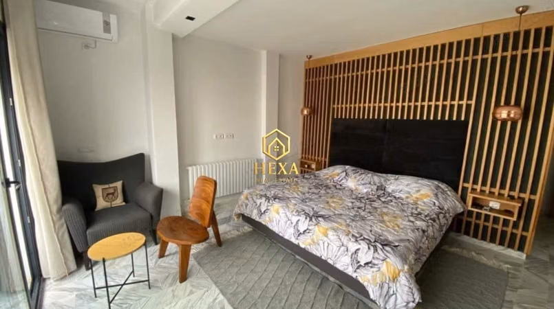 Duplex S3 meublé vue sur mer à La Marsa