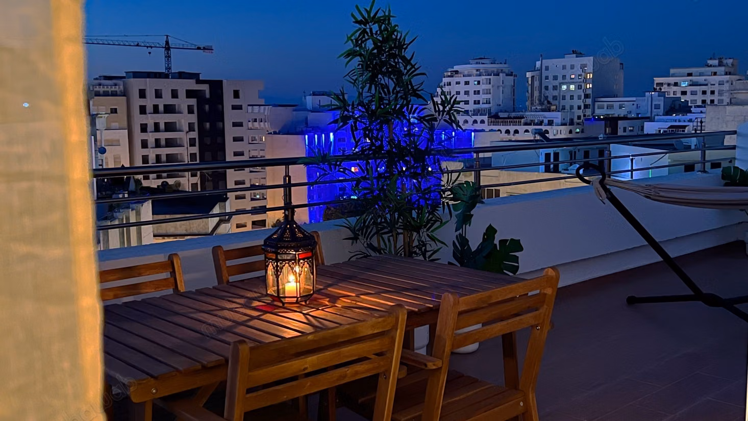 Bright apartment in Nejma 40 m² terrace