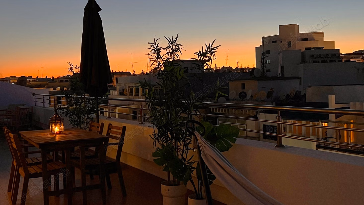 Bright apartment in Nejma 40 m² terrace