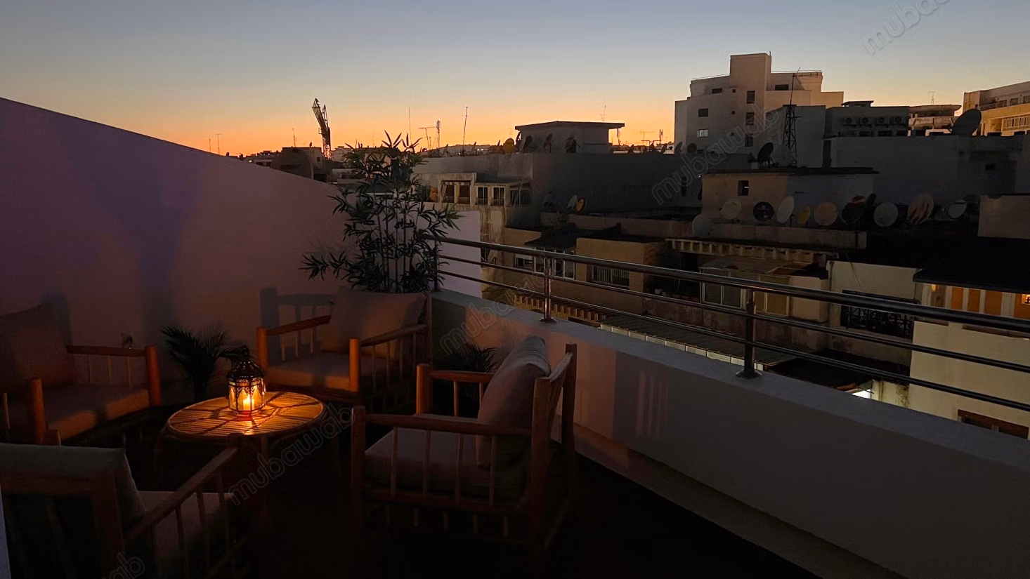 Bright apartment in Nejma 40 m² terrace