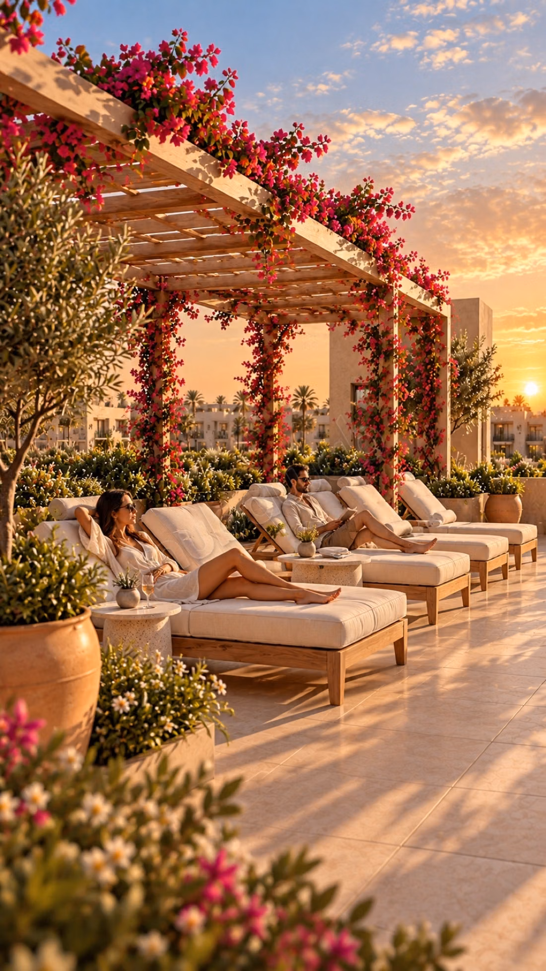 Le Patio Azli: 2-bed 70 m², pool view