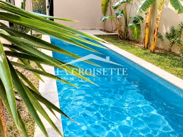 Furnished Villa S3 with Pool in Gammarth
