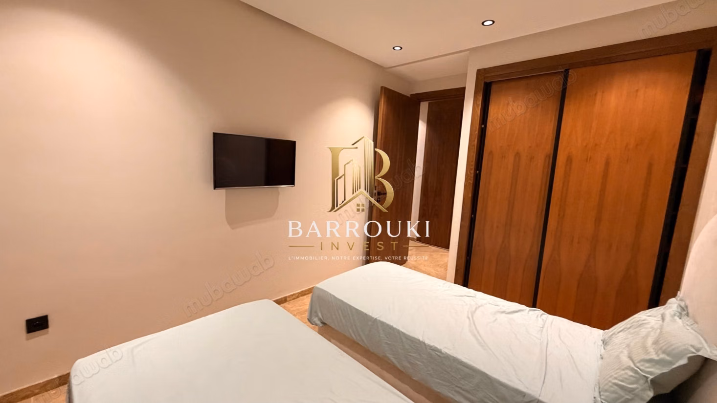 Furnished apartment with garden for sale at Opale Square – Dar Bouazza