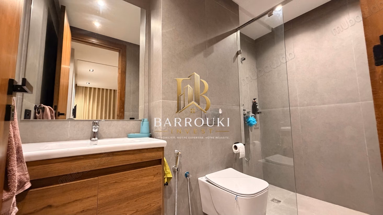Furnished apartment with garden for sale at Opale Square – Dar Bouazza