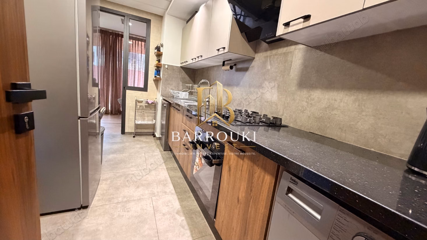 Furnished apartment with garden for sale at Opale Square – Dar Bouazza