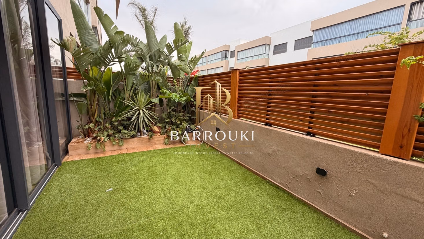Furnished apartment with garden for sale at Opale Square – Dar Bouazza