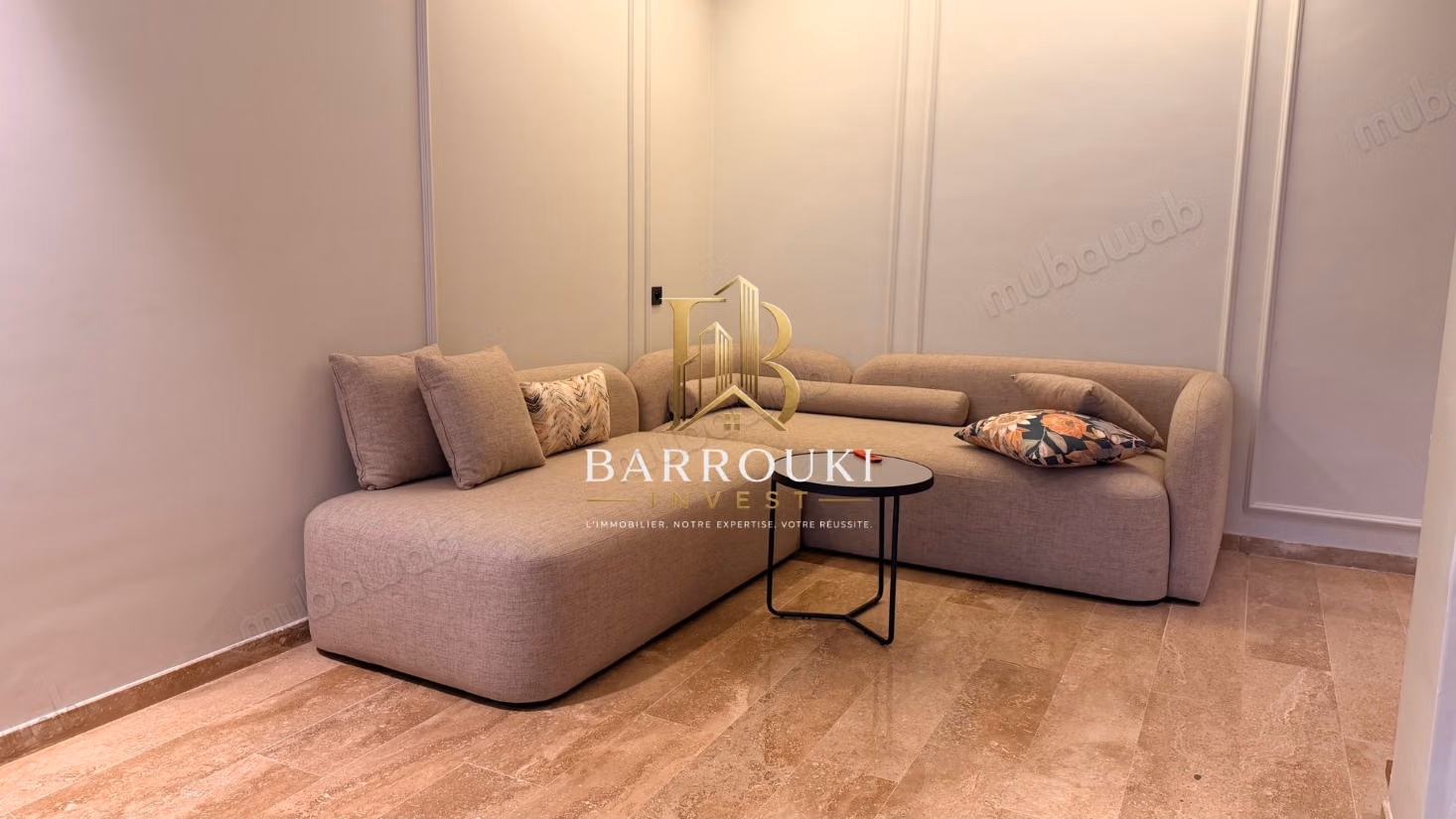 Furnished apartment with garden for sale at Opale Square – Dar Bouazza
