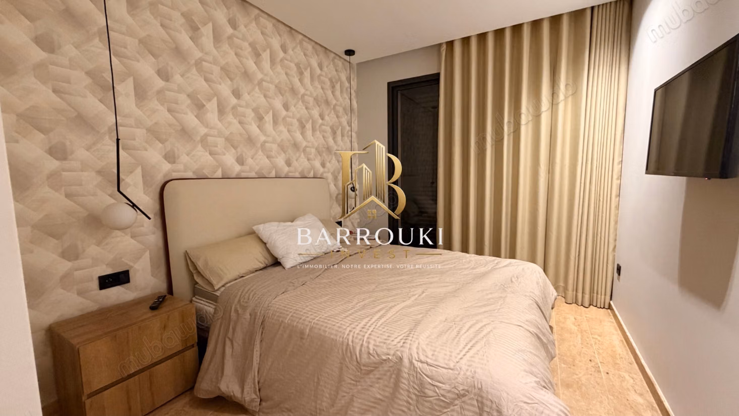Furnished apartment with garden for sale at Opale Square – Dar Bouazza