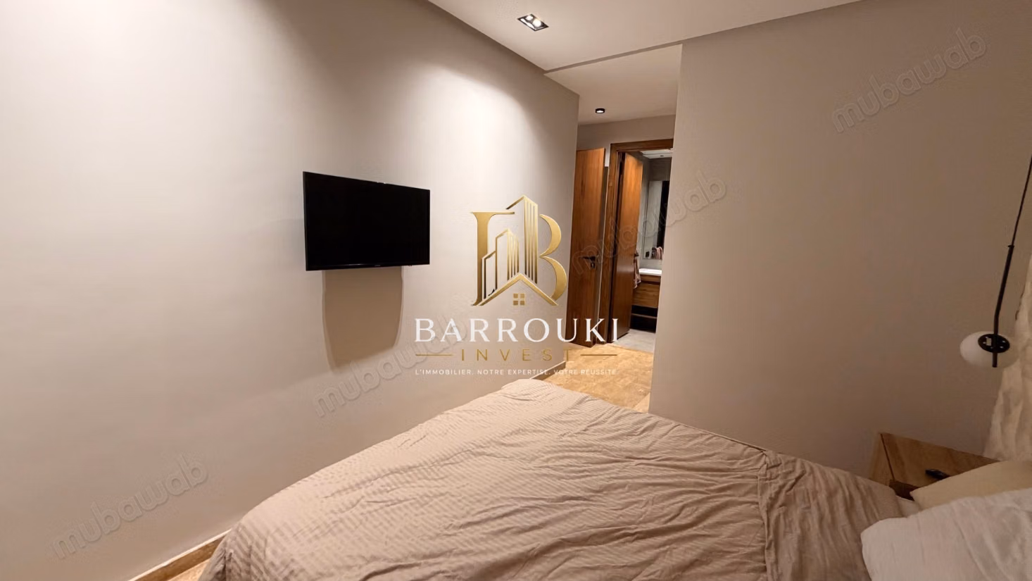 Furnished apartment with garden for sale at Opale Square – Dar Bouazza