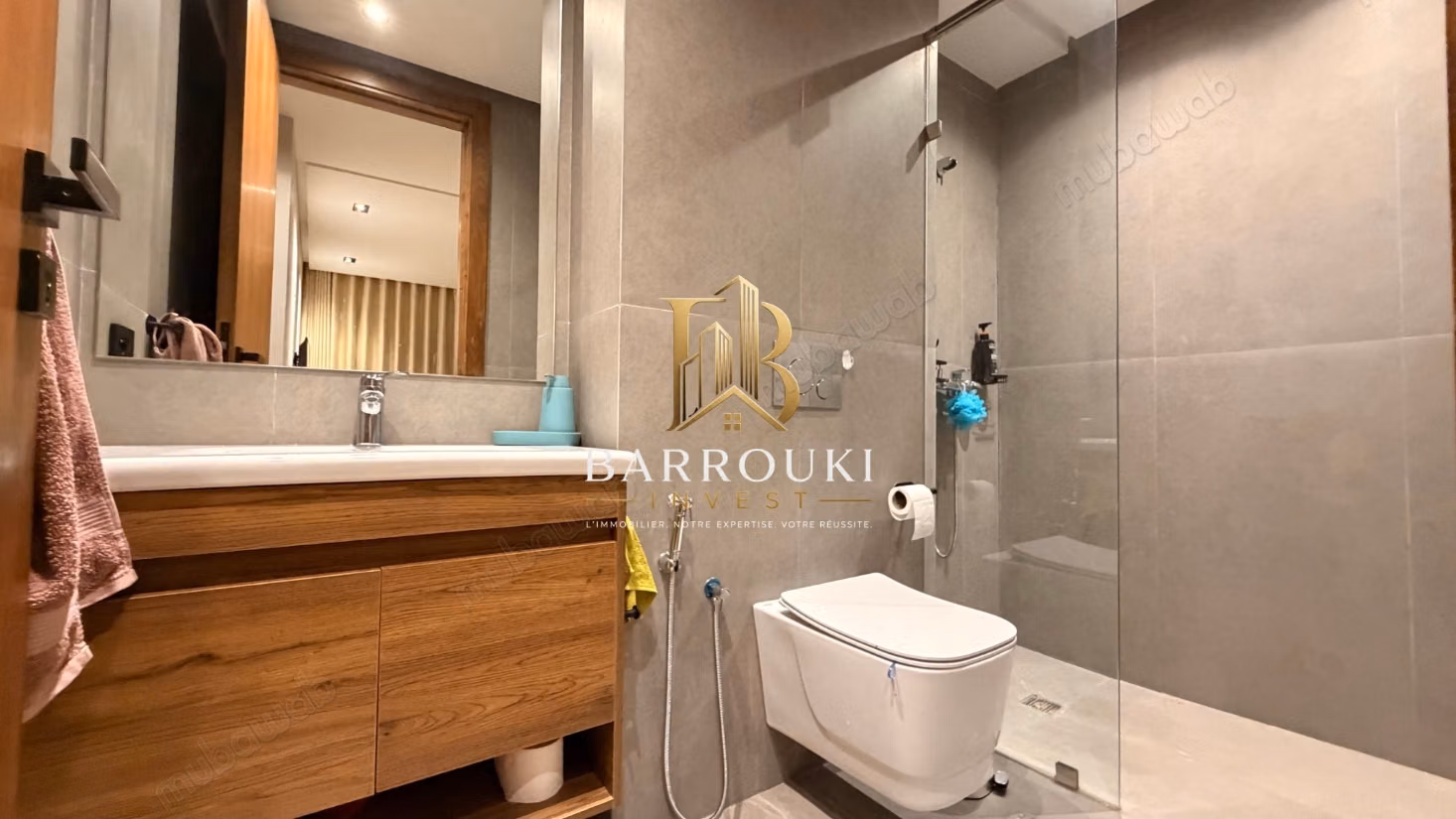 Furnished apartment with garden for sale at Opale Square – Dar Bouazza