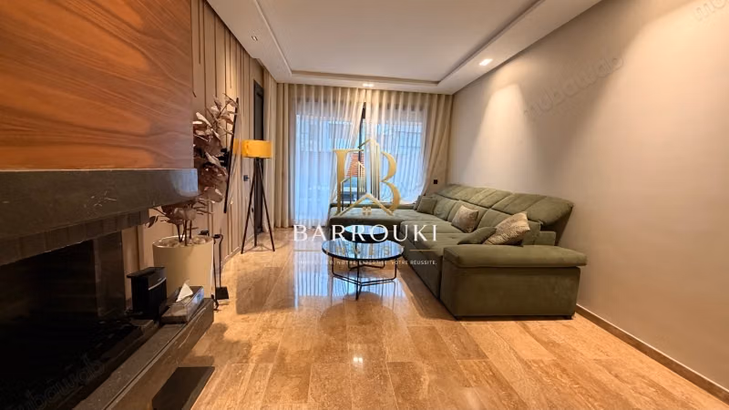 Furnished apartment with garden for sale at Opale Square – Dar Bouazza