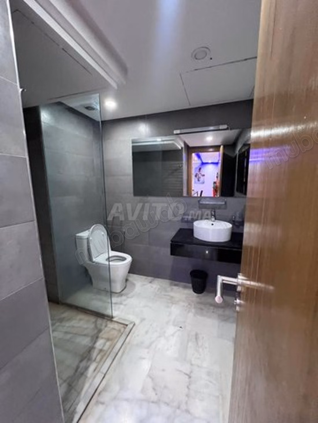 Appartements à louer à Gueliz. 2 chambres. Double vitrage et chauffage central