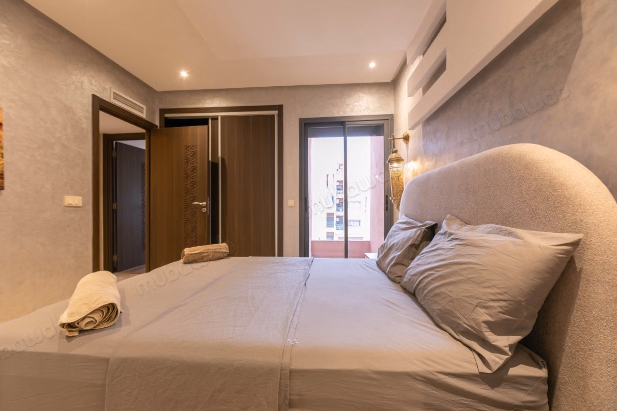 Apartment for rent on Route de Safi. 2 bedrooms. Well furnished
