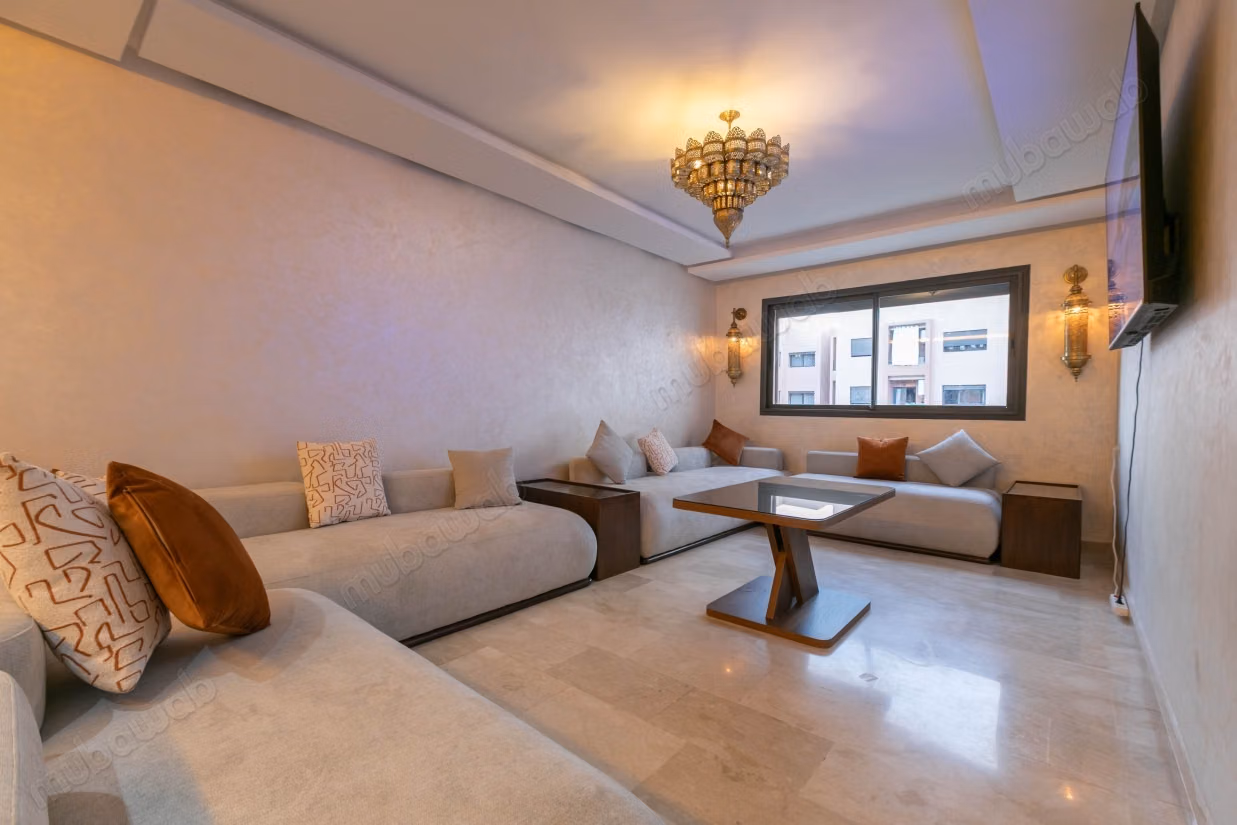 Apartment for rent on Route de Safi. 2 bedrooms. Well furnished
