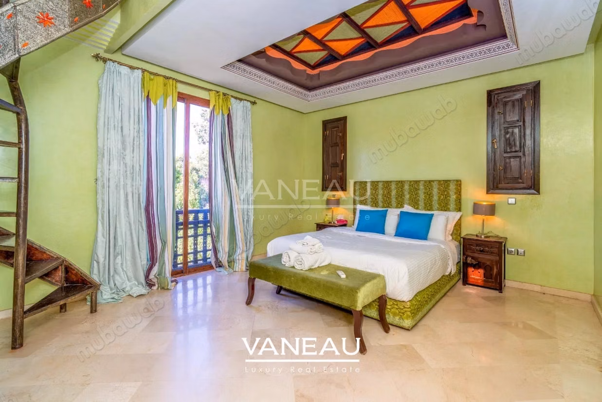 Villa 6 suites à vendre au coeur d'un des plus prestigieux Golf de Marrakech