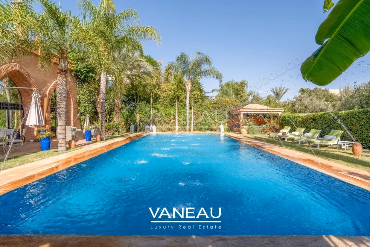 Villa 6 suites à vendre au coeur d'un des plus prestigieux Golf de Marrakech