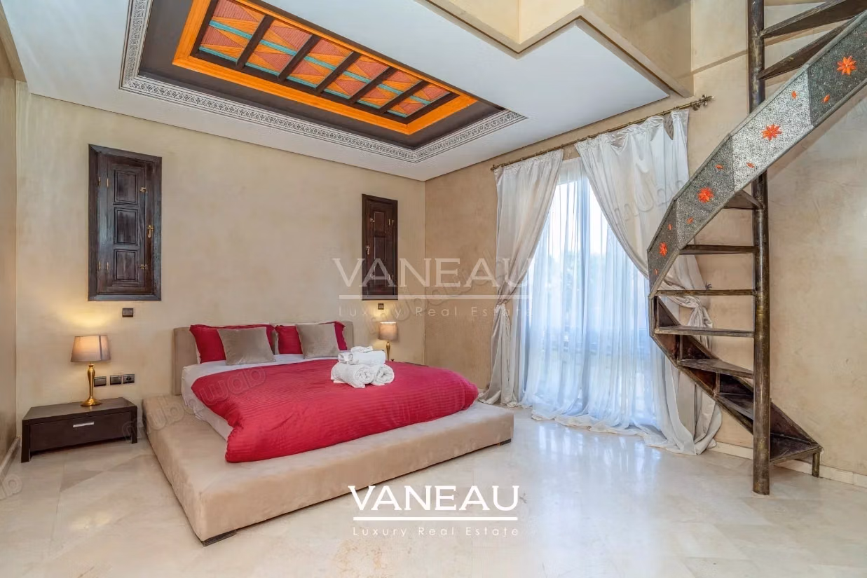 Villa 6 suites à vendre au coeur d'un des plus prestigieux Golf de Marrakech