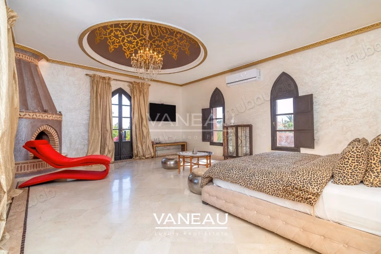 Villa 6 suites à vendre au coeur d'un des plus prestigieux Golf de Marrakech