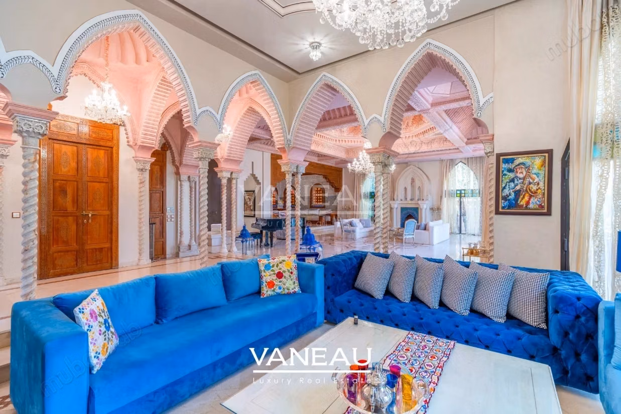 Villa 6 suites à vendre au coeur d'un des plus prestigieux Golf de Marrakech