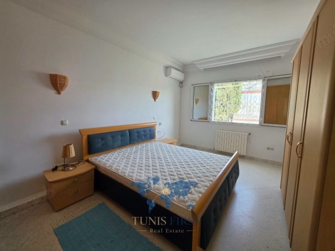For Rent: Furnished S3 Villa Floor in La Marsa