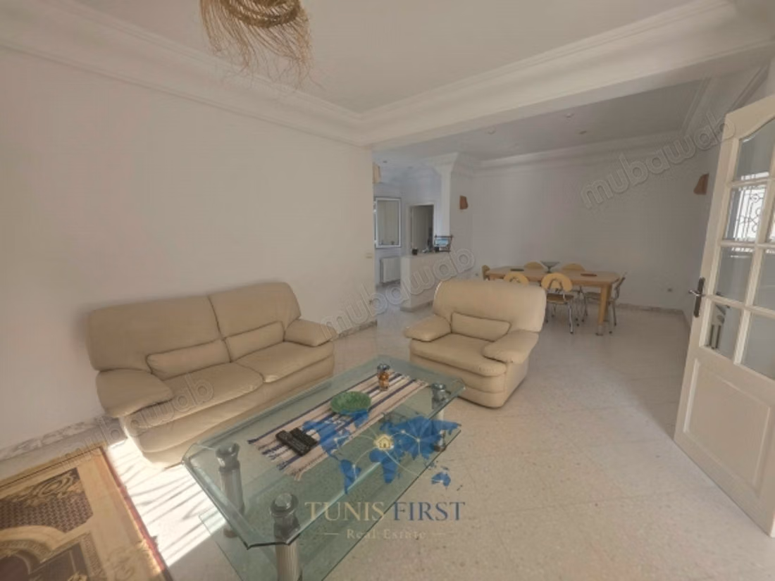 For Rent: Furnished S3 Villa Floor in La Marsa
