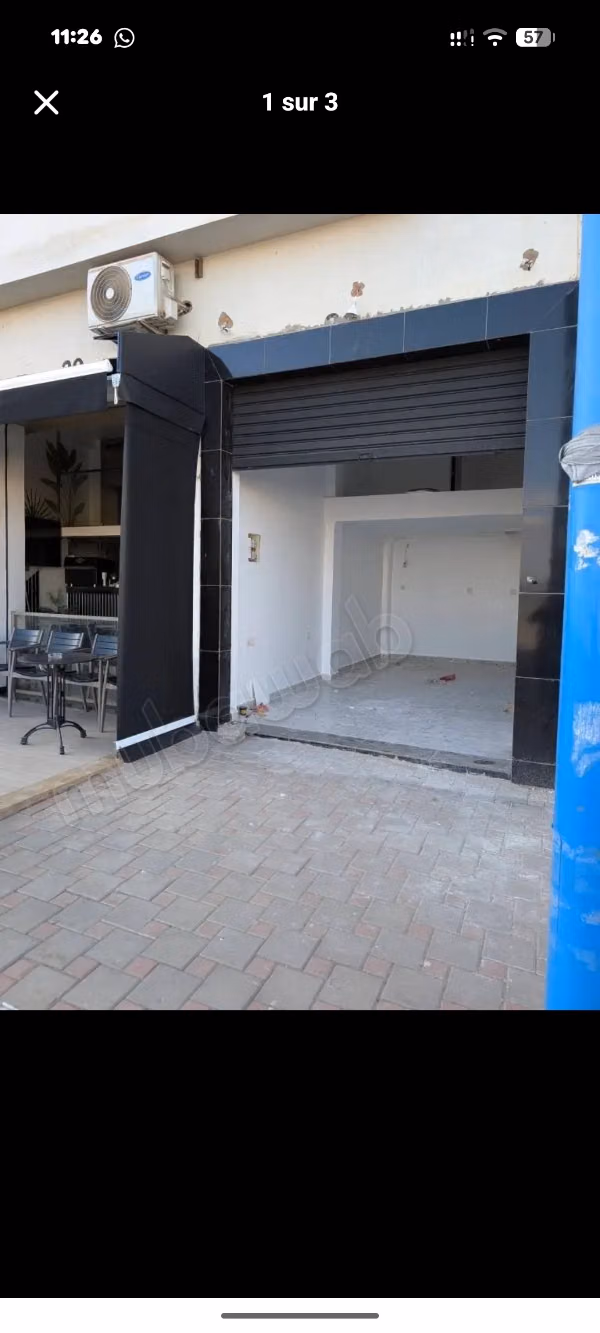 Louez le local idéal à Bouskoura.
Superficie 20m²