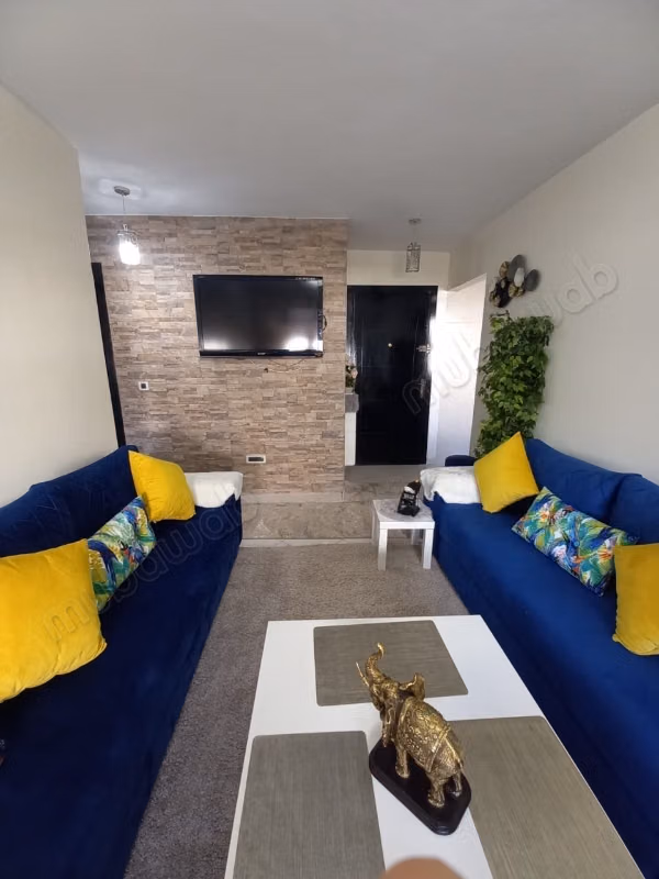Beautiful apartment for sale in Dar Bouazza. Area of 48 m². Furnished