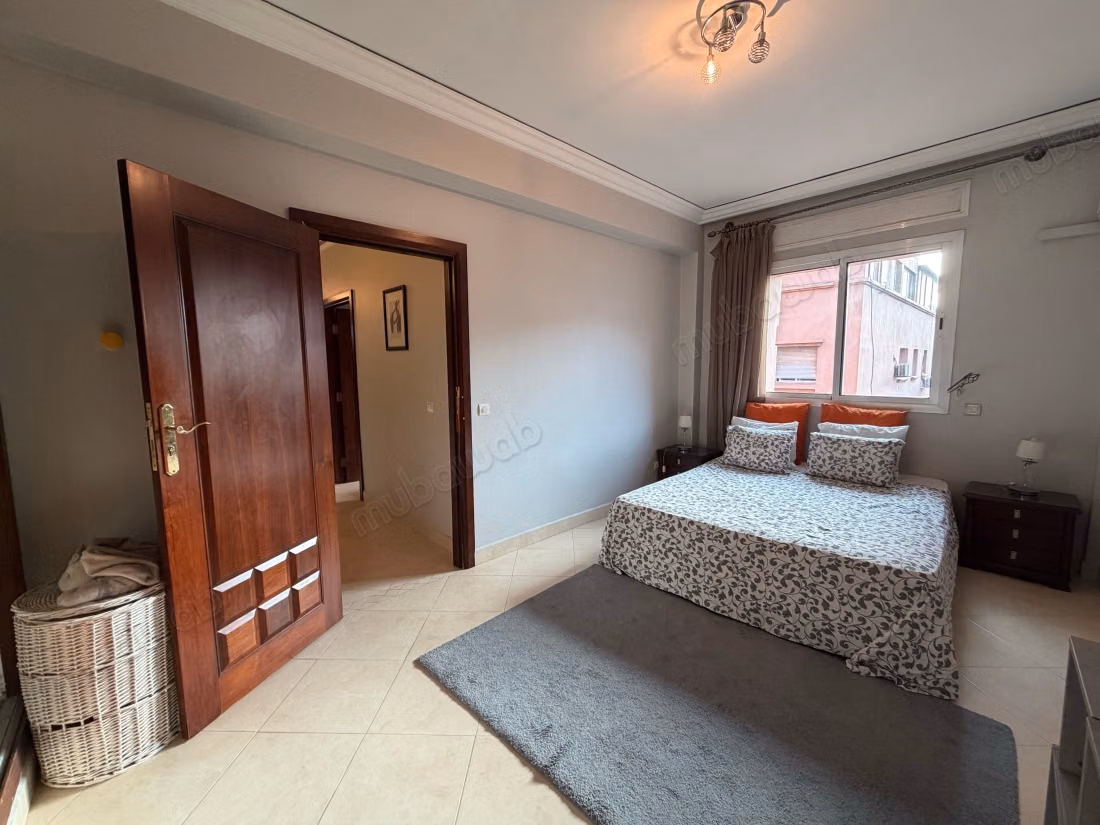Superbe appartement à louer à Guéliz. 3 pièces confortables. Meublé