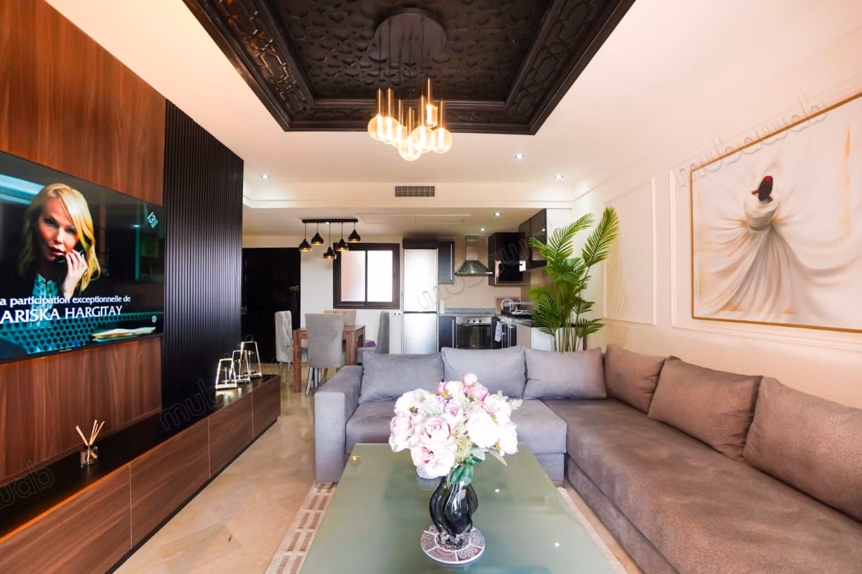 Bel appartement en location à Rte Casablanca 
stade