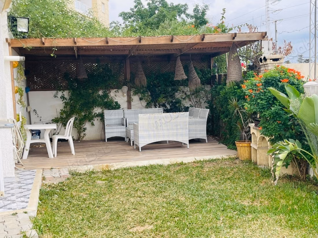 A louer S2 en rez de chaussée à Jinen Hammamet