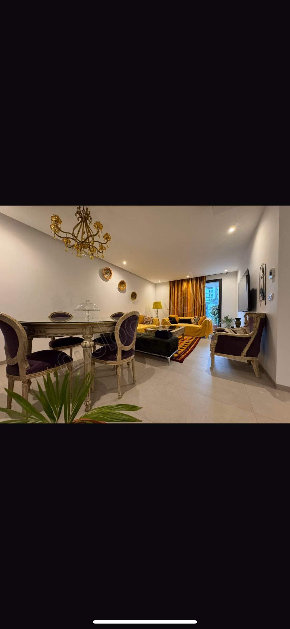Location d'un appartement s2 meublé Ain zaghouen nord. 2 chambres. Meublé