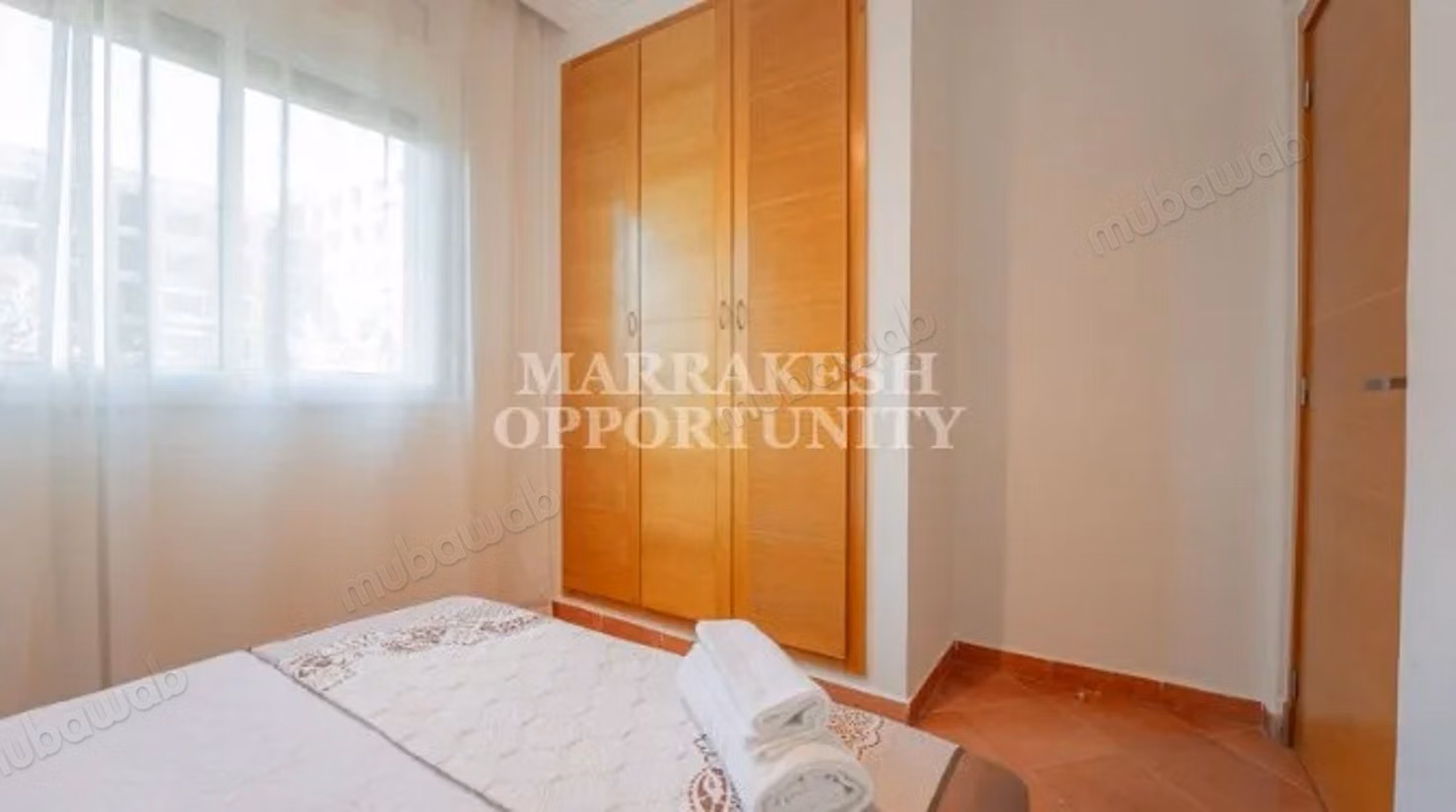 Lumineux Appartement meublé en location à Guéliz